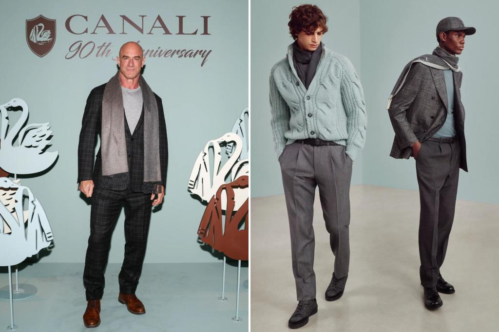 "Law & Order" star Christopher Meloni says Canali cashmere is the next best thing to being naked